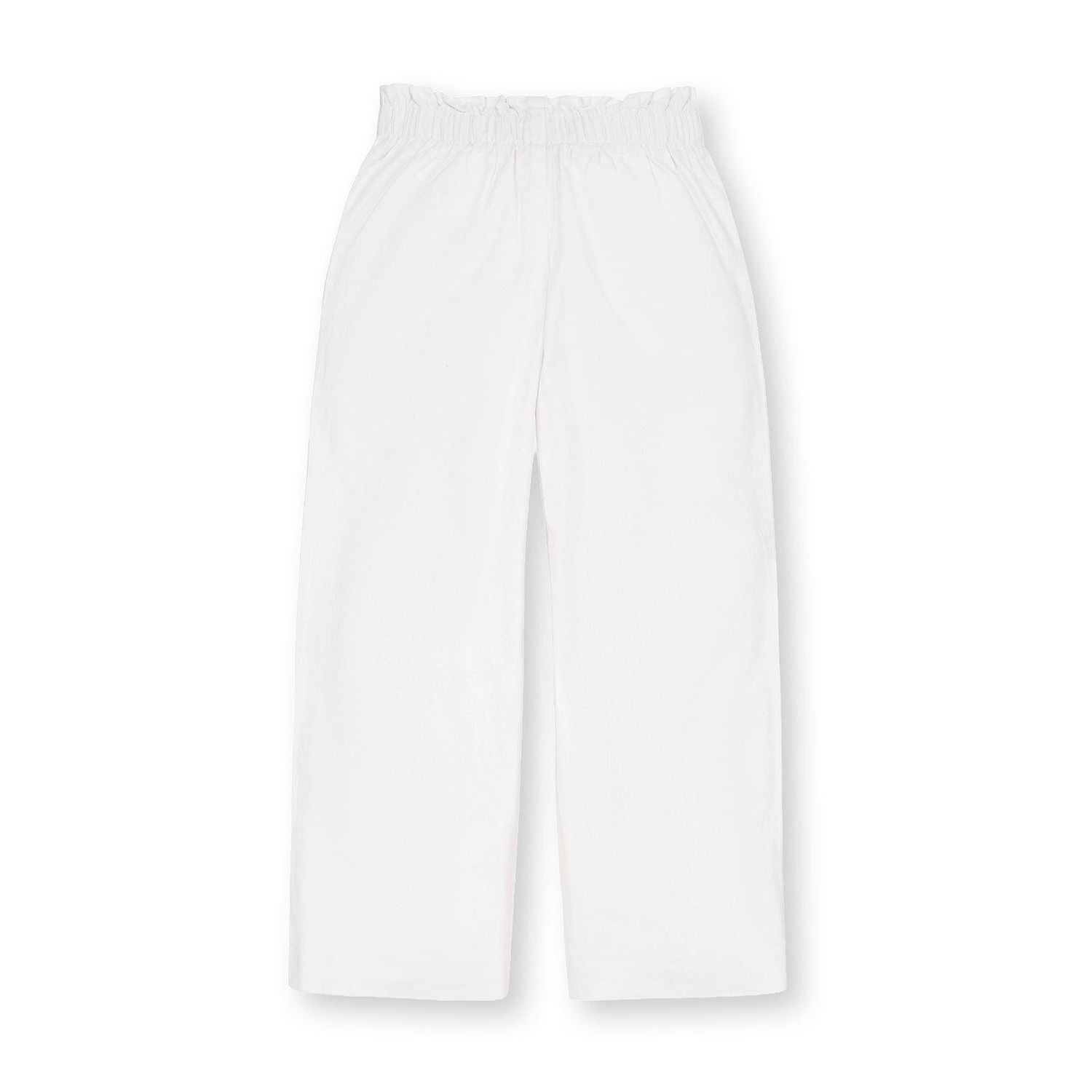 Big Girls Hope and Henry Linen Paper Bag Tie-Waist Pant