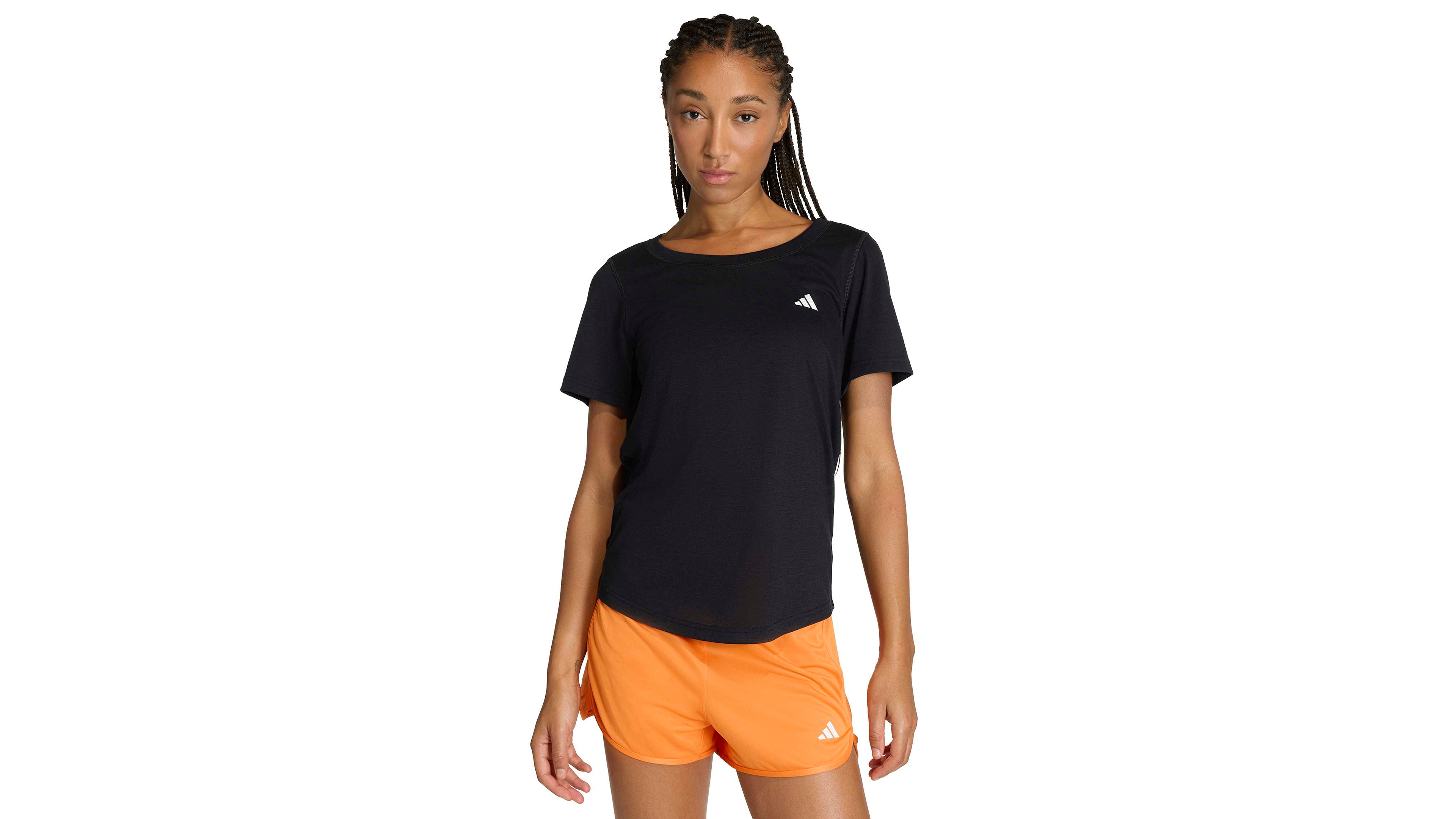 adidas Women's Workout Essentials Seamless Scoop Neck T-Shirt