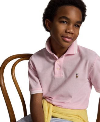 Boys 8-20 Oxford Mesh Polo Shirt
