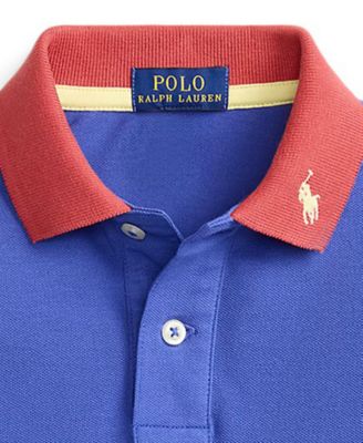 Boys' 2-7 Stretch Cotton Mesh Polo Shirt