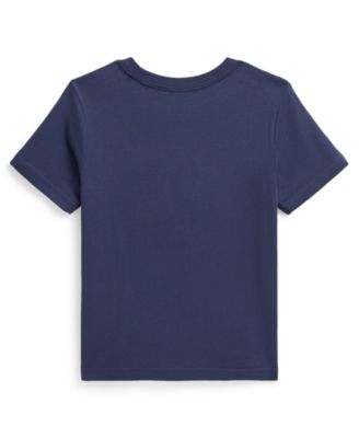 Boys' 2-7 Logo Detail Crewneck T-Shirt