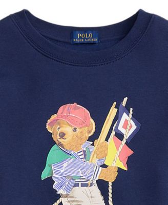 Boys' 8-20 Polo Bear Fleece Long-Sleeve Sweatshirt