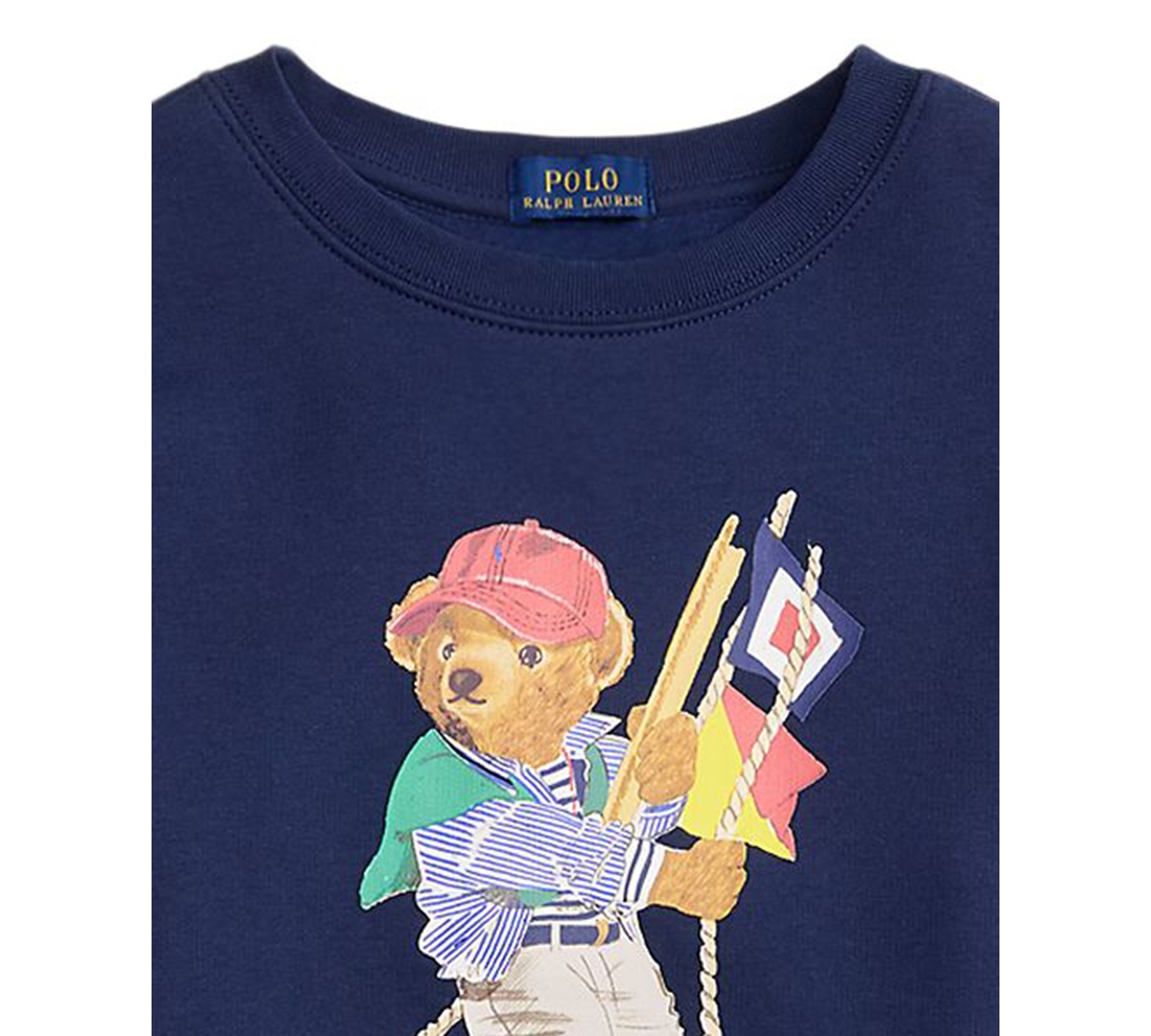 Polo Ralph Lauren Boys' 8-20 Bear Fleece Long-Sleeve Sweatshirt