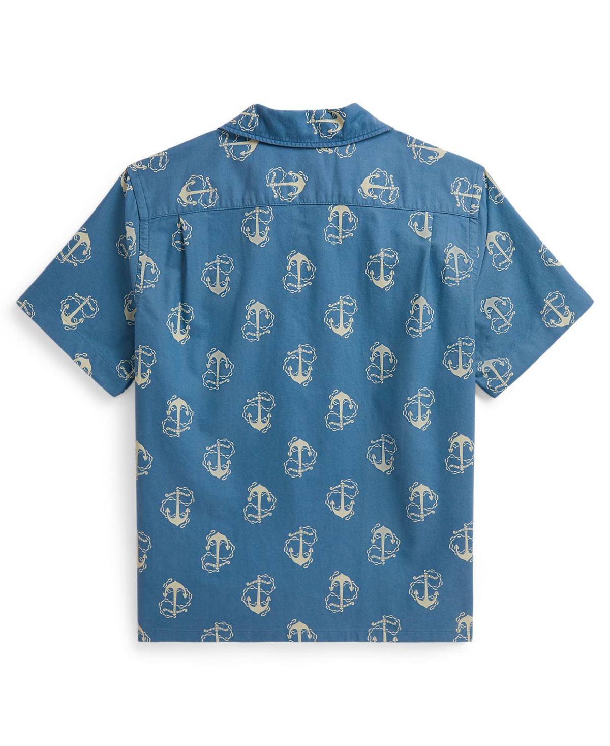 Polo Ralph Lauren Boys' 8-20 Anchor-Print Short-Sleeve Camp Shirt