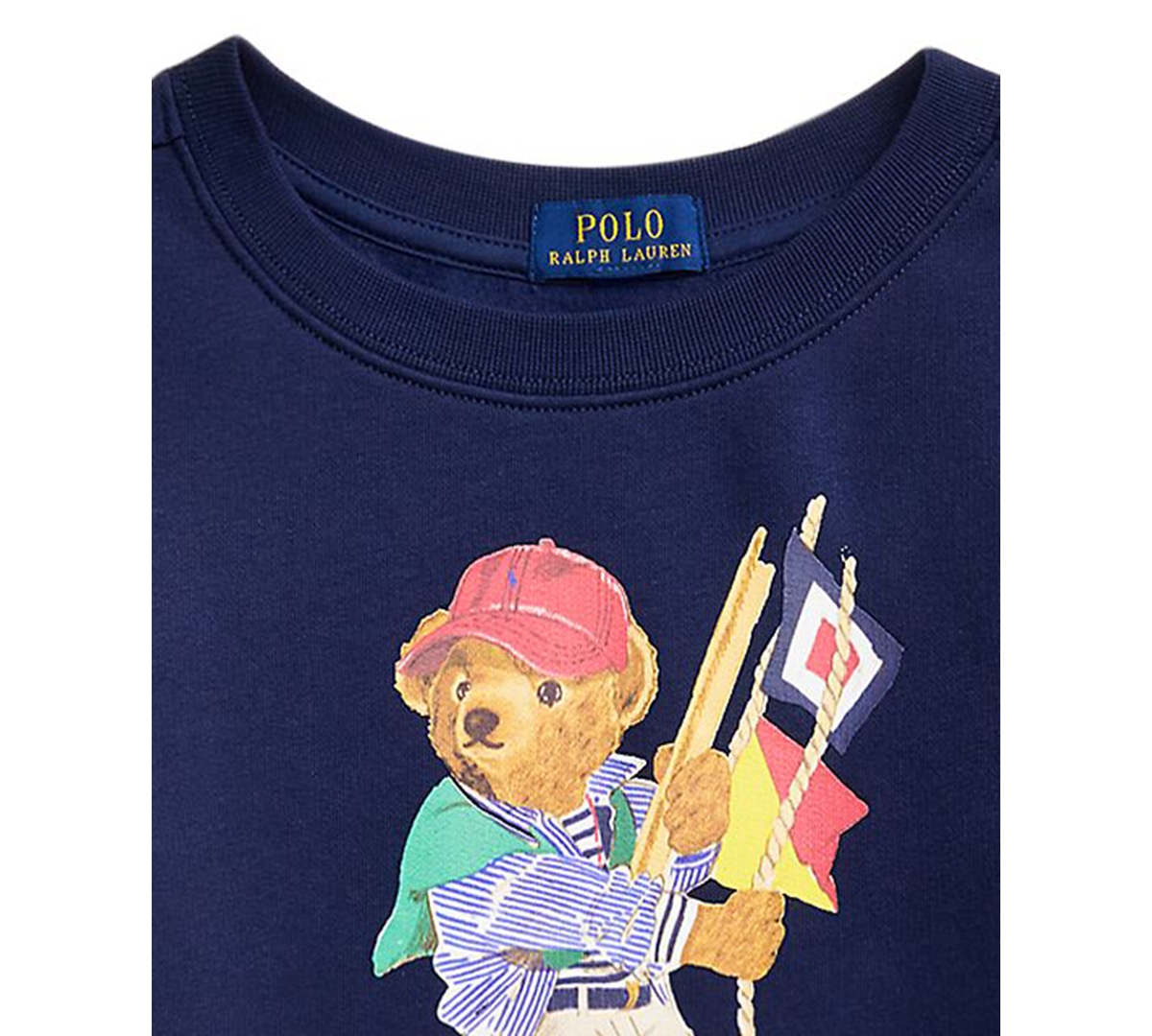 Polo Ralph Lauren Boys' 2-7 Bear Crewneck Sweatshirt