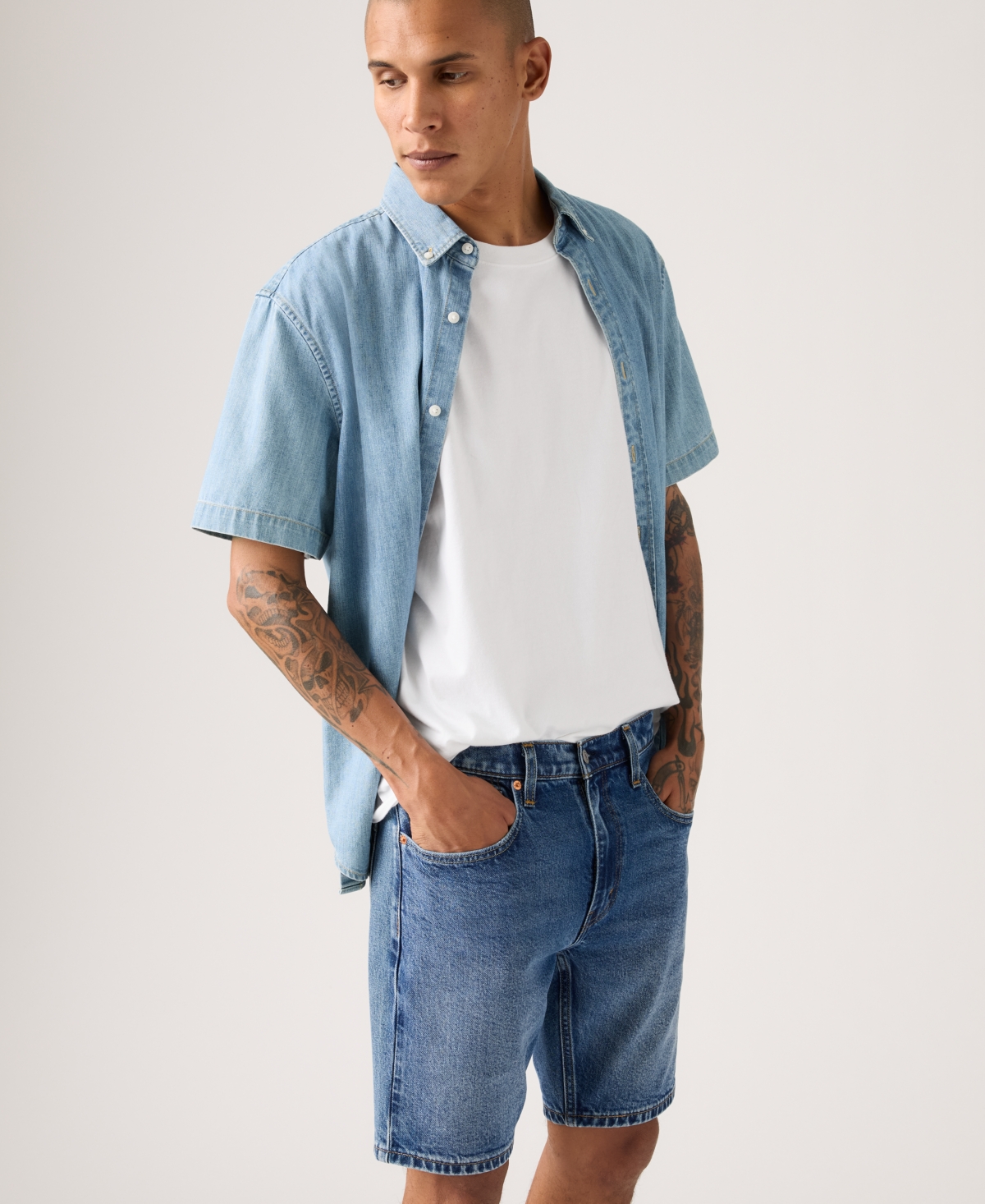 Levi's Men's Flex 412 Slim Fit 5 Pocket 9" Jean Shorts