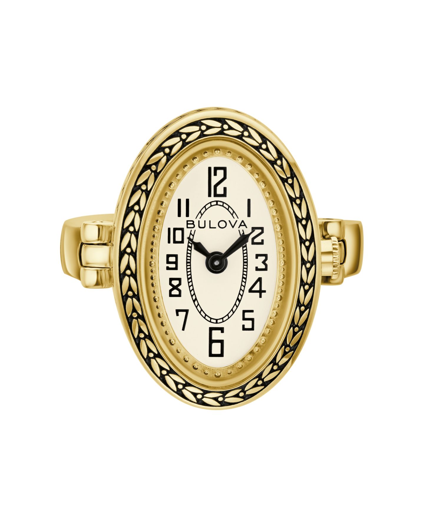 Женские часы Bulova Archive Gold-Tone Stainless Steel Expansion Ring Watch 25.5mm — фото 1