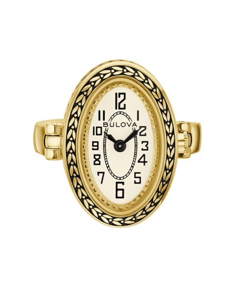 Женские часы Bulova Archive Gold-Tone Stainless Steel Expansion Ring Watch 25.5mm