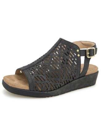 Women's Tessa Shooties Round Toe Wedge Sandals