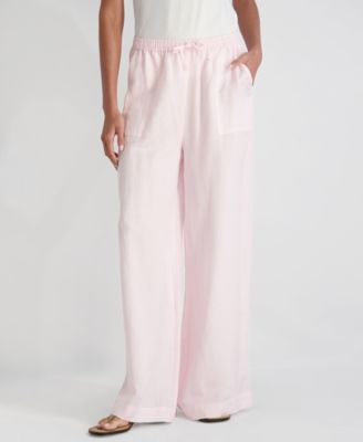 Women's Cooper Linen-Blend Wide-Leg Pants