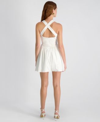 Women's Cleo Halter Sleeveless Mini Dress