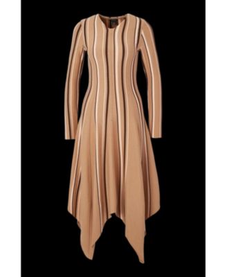 Women's Asymmetric Hem Knit Midi Dress