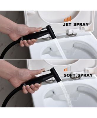 Handheld Bidet Sprayer for Toilet, Adjustable Water Pressure Jet Spray, with Bidet Hose, for Bathroom & Cloth Diaper
