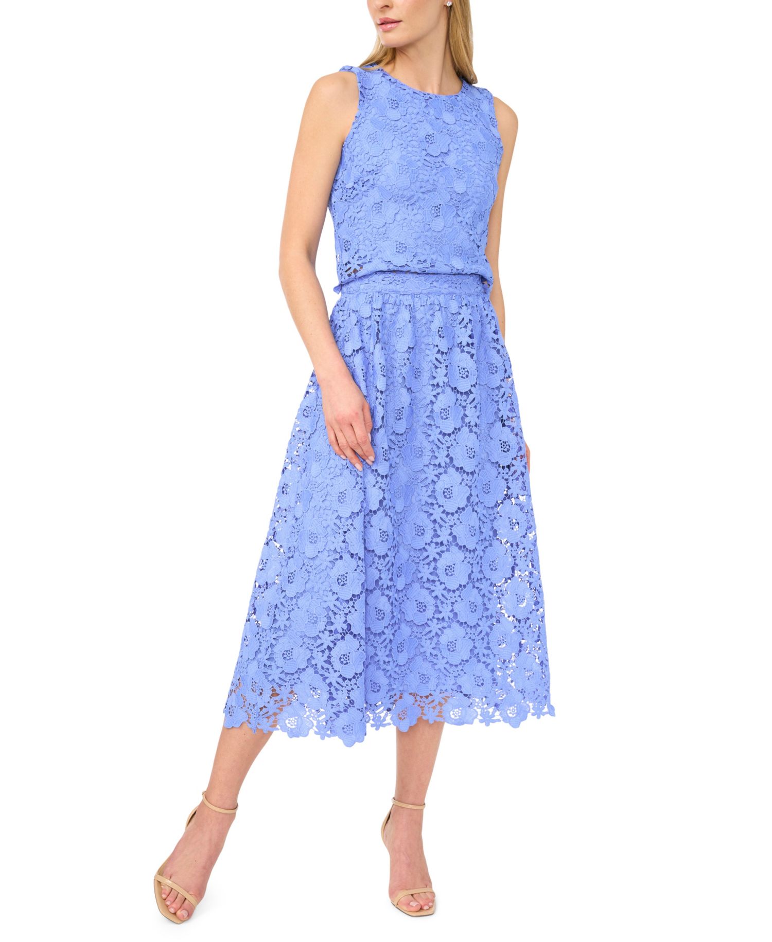 Women's Lace A-Line Midi Skirt