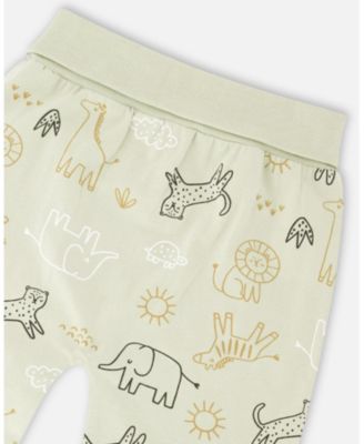 Baby Boys Cotton Jersey Sweater and Pants Set