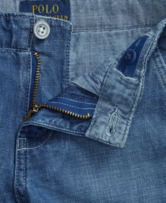 Girls' 2T-6X Zip Fly Denim Shorts