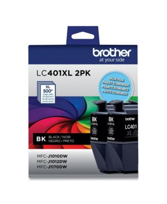 LC401XL2PKS 500 Page-Yield High-Yield Ink - Black (2/Pack