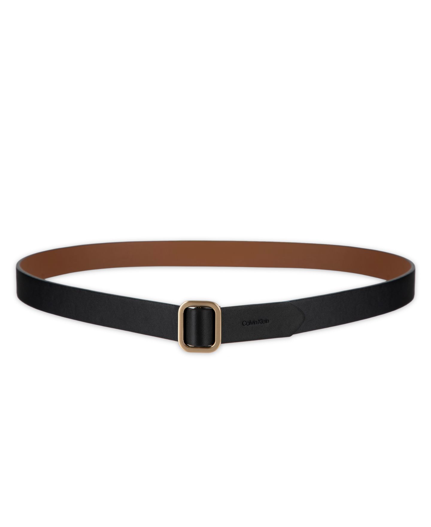 Женские ремни Calvin Klein 2-Pc. Skinny Belt Set, цвет: Чёрный / Коричневый — фото 12