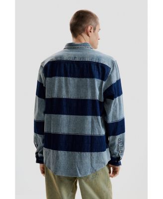 Men's Striped denim shirt