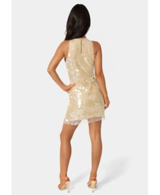 Women's Clear Sequin Dress