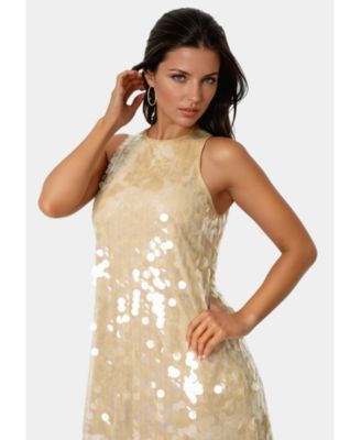 Women's Clear Sequin Dress