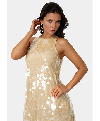 royal blue graduation dress Elma Bandeau Neck Tie Mini Dress Gold