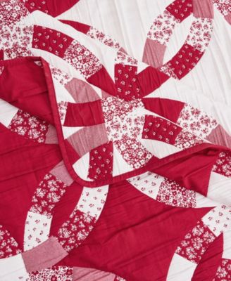 Wedding Ring Reversible Jacquard Woven Throw, 50" x 60"