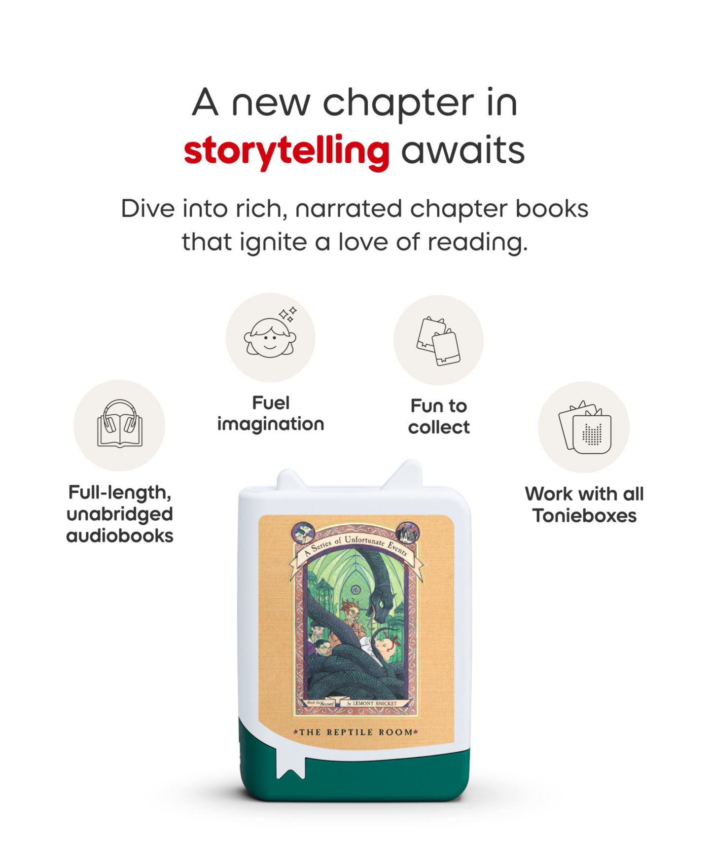Детские игрушки Tonies A Series of Unfortunate Events Audiobooks — фото 6