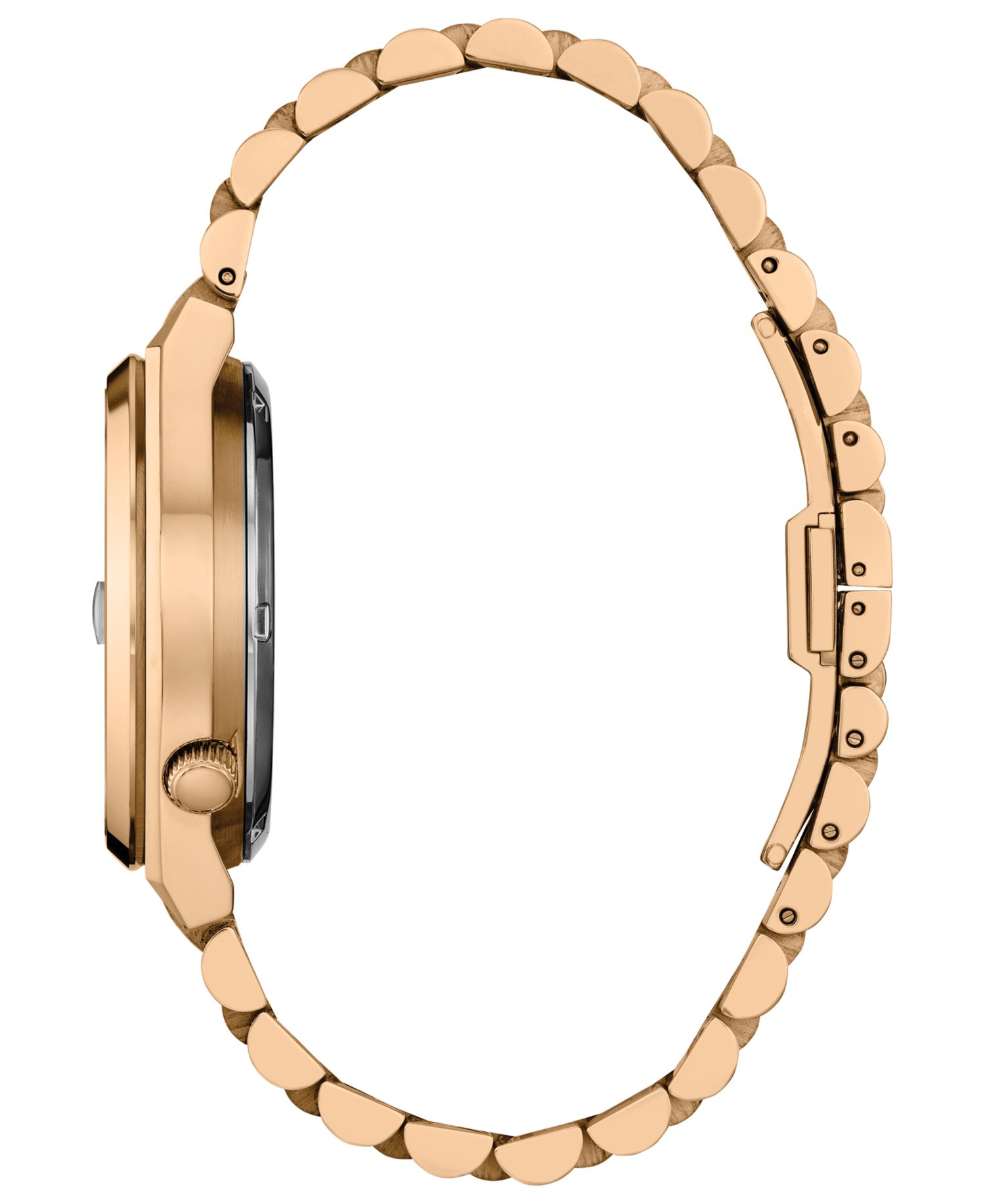 Men's Tsuyosa 60 Rose Gold-Tone Stainless Steel Bracelet Watch, 40mm