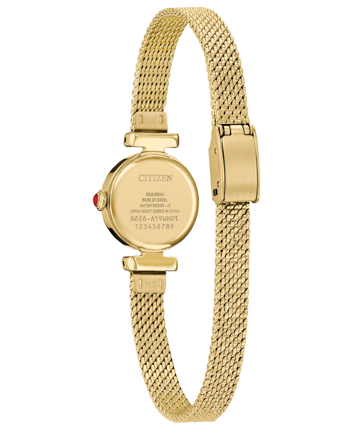 Женские часы Citizen Fio Gold-Tone Stainless Steel Bracelet Watch, 18.4mm — фото 3