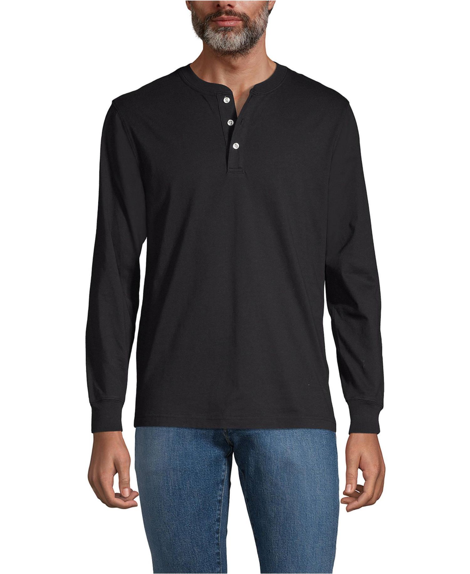 Men's Super-T Long Sleeve Henley T-Shirt