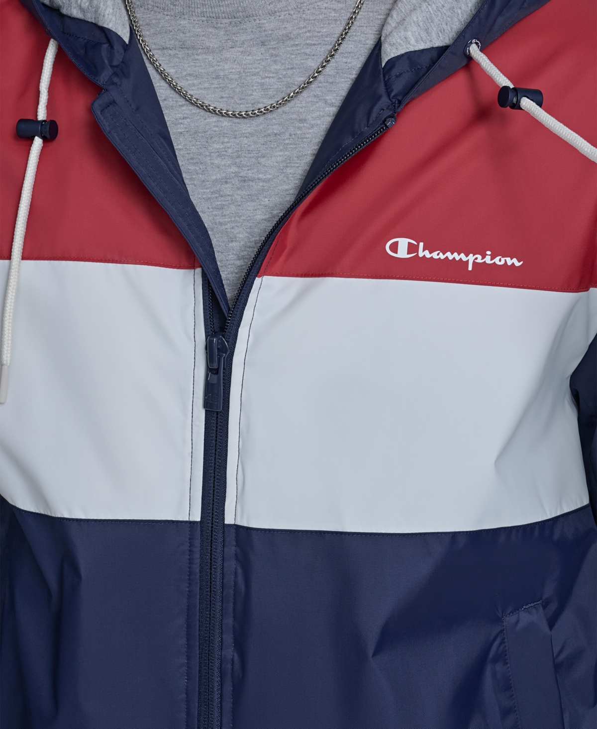 Champion Men's Retro Hooded Rain Jacket