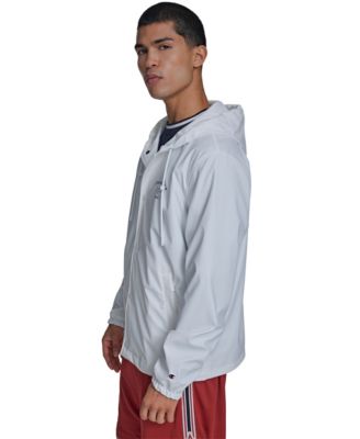 Men's Rubberized Hooded Rain Jacket