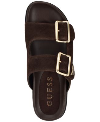 Women's Fasten Double-Buckle Footbed Sandals