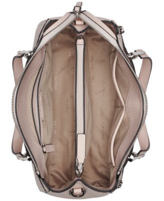 Garnet Triple Compartment Medium Satchel Bag