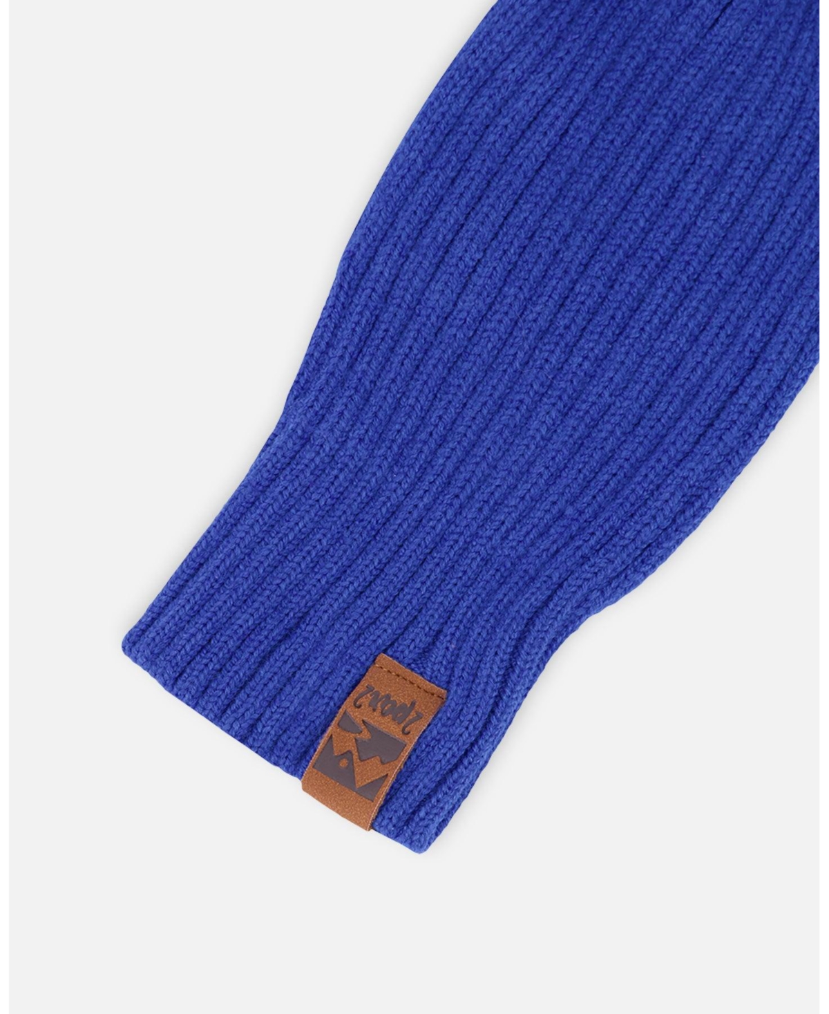 Deux par Boy Ribbed Knit Mittens - Toddler|Child