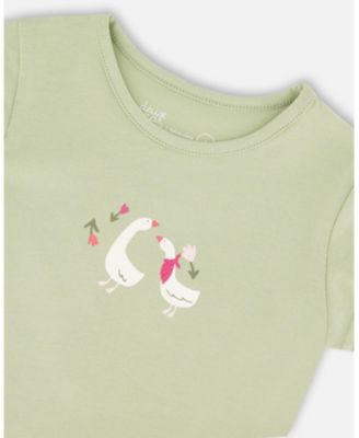 Toddler Girls Cotton Jersey T-Shirt Light