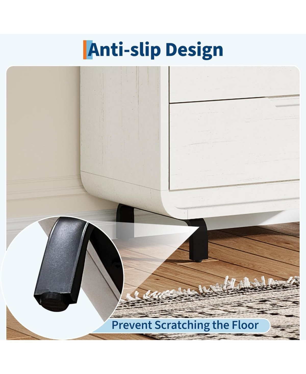 gaomon 5 Drawers Dresser for Bedroom, 48" Tall Modern Wooden Clothes Dresser with Large Wood Storage, Chest of Drawers for Living Room, Hallway