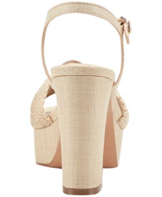 Women's Candey Ornamented Block Heel Platform Sandals