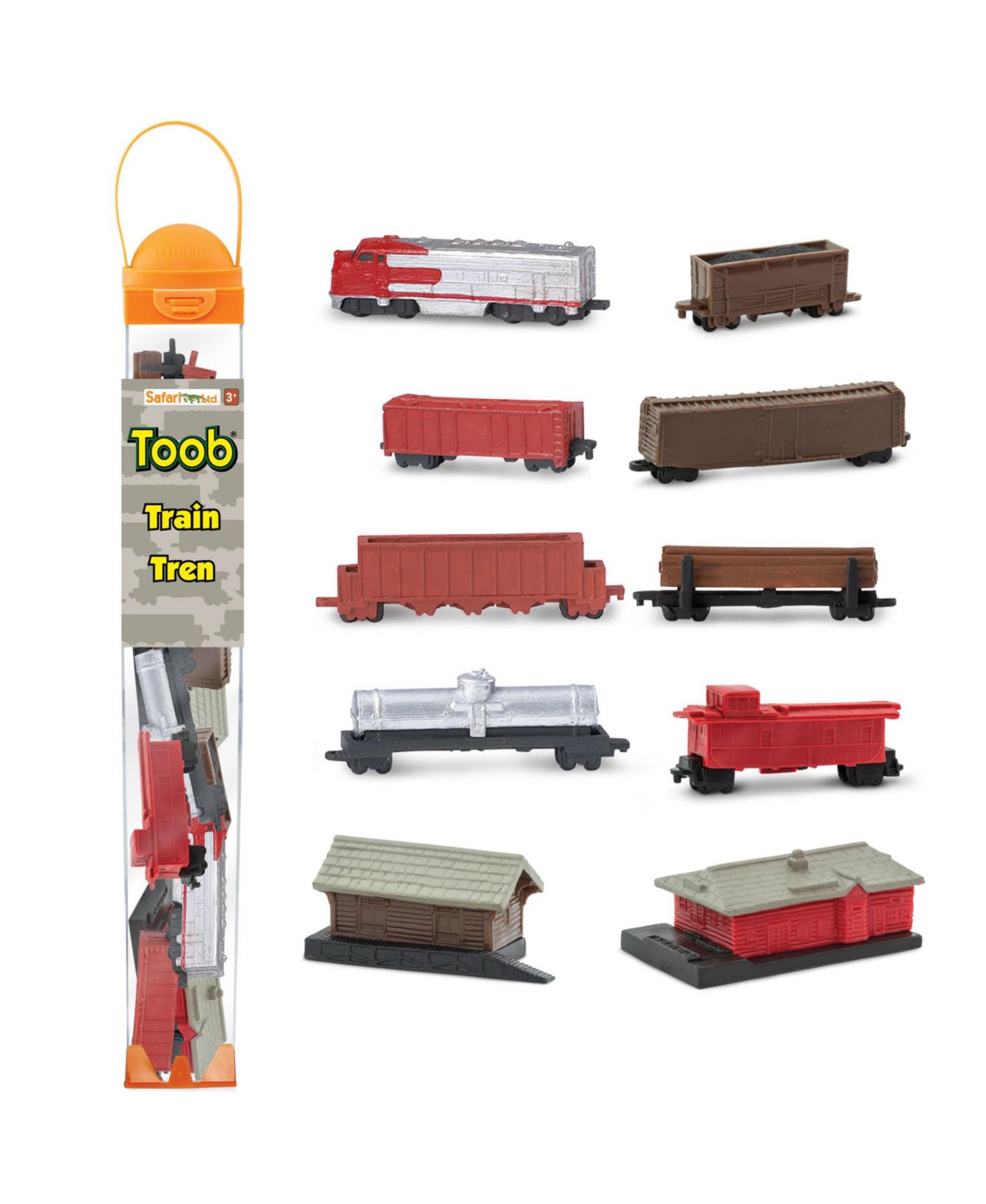Детские фигурки Safari Ltd. Train Toob 12-Piece Figurine Set, от 3 лет — фото 1