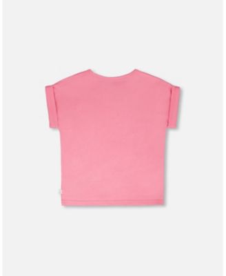 Big Girls Cotton Jersey T-Shirt Pink