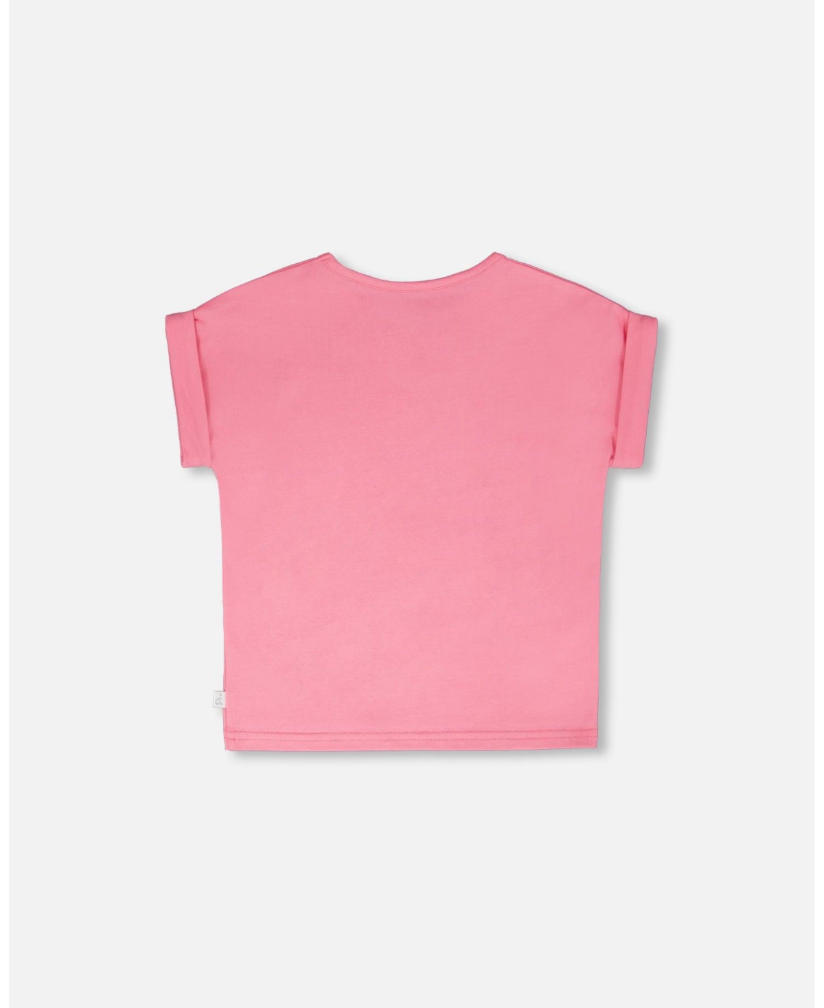 Deux par Deux Big Girls Cotton Jersey T-Shirt Pink