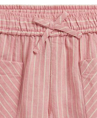 Girls' 2-6X Striped Pull-On Shorts