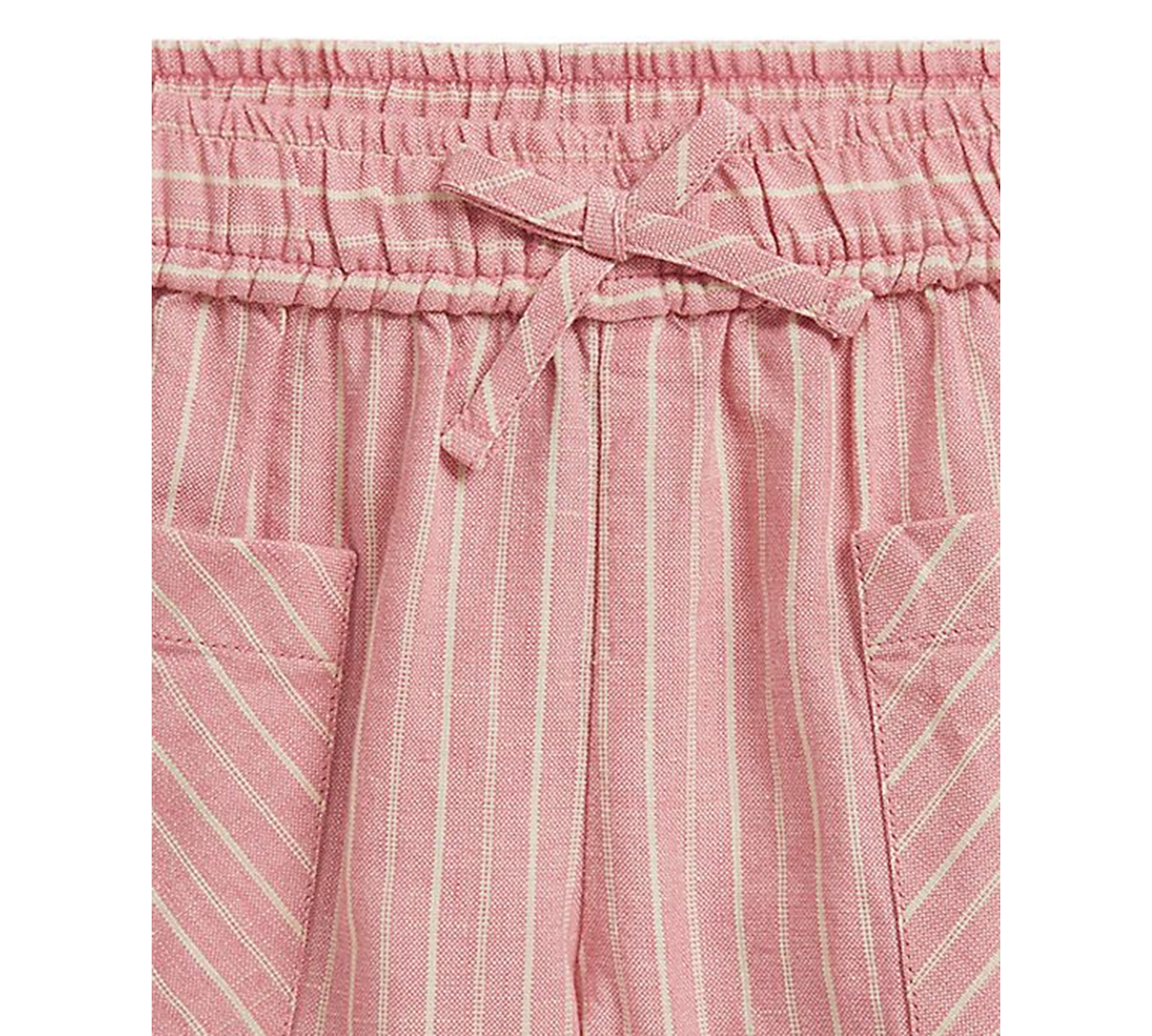 Polo Ralph Lauren Girls' 2-6X Striped Pull-On Shorts