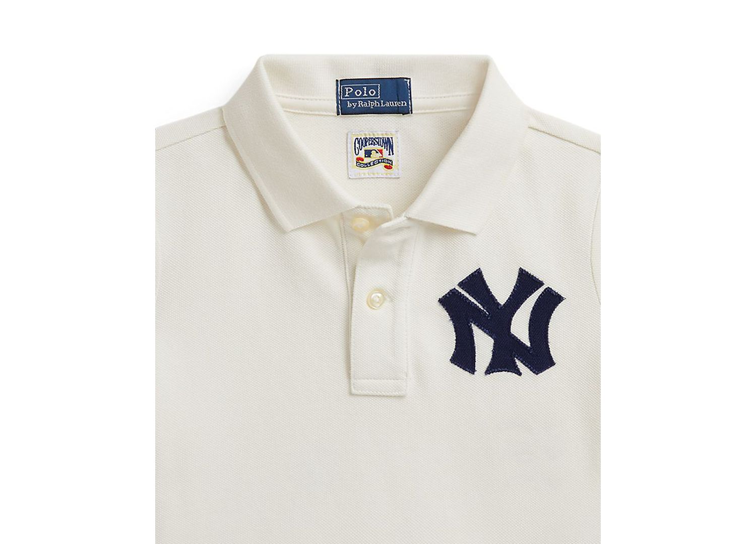 Girls' 2T-6X Two-Button Placket Yankees Polo Shirt