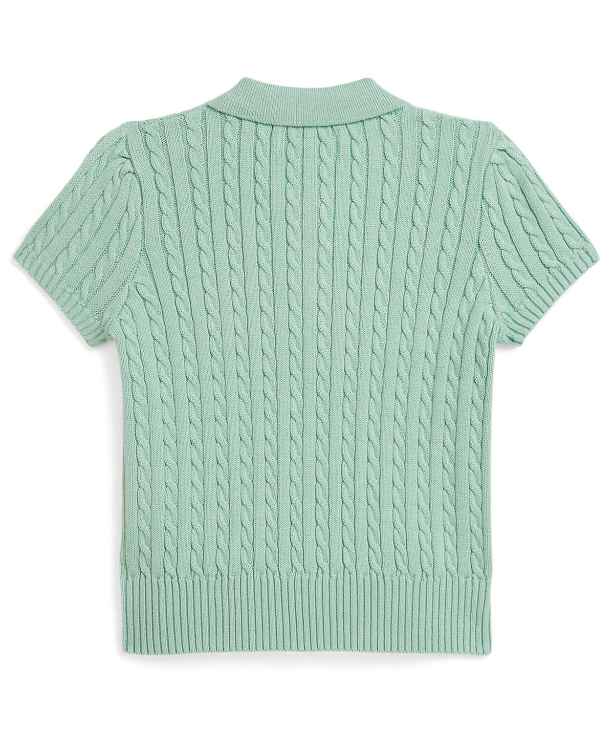 Polo Ralph Lauren Girls' 2-6X Mini-Cable Two-Button Placket Sweater