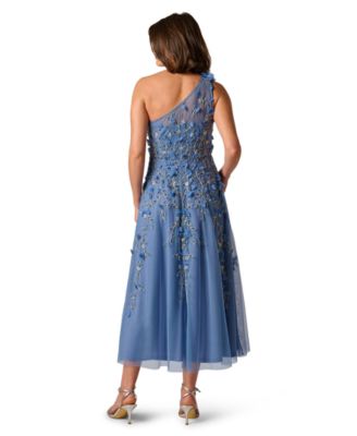 Petite One Shoulder Bead Dress