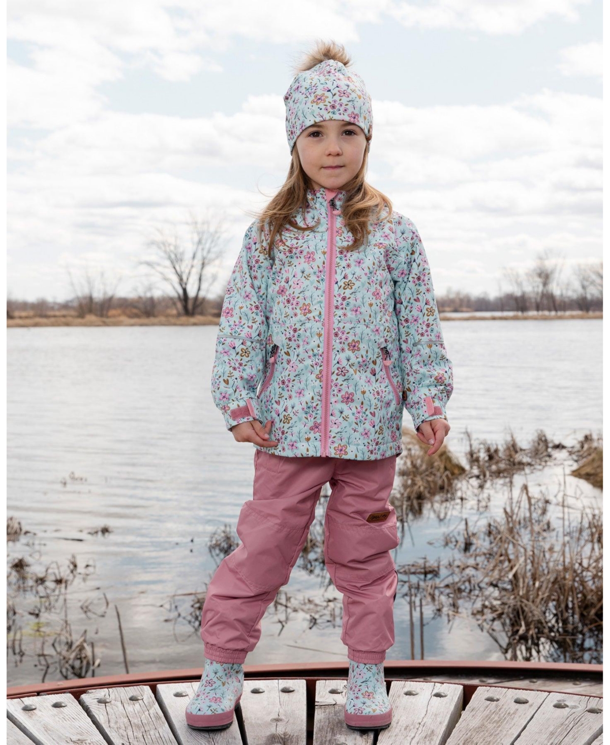 Deux par Toddler Girls " Mid-Season Outerwear Set