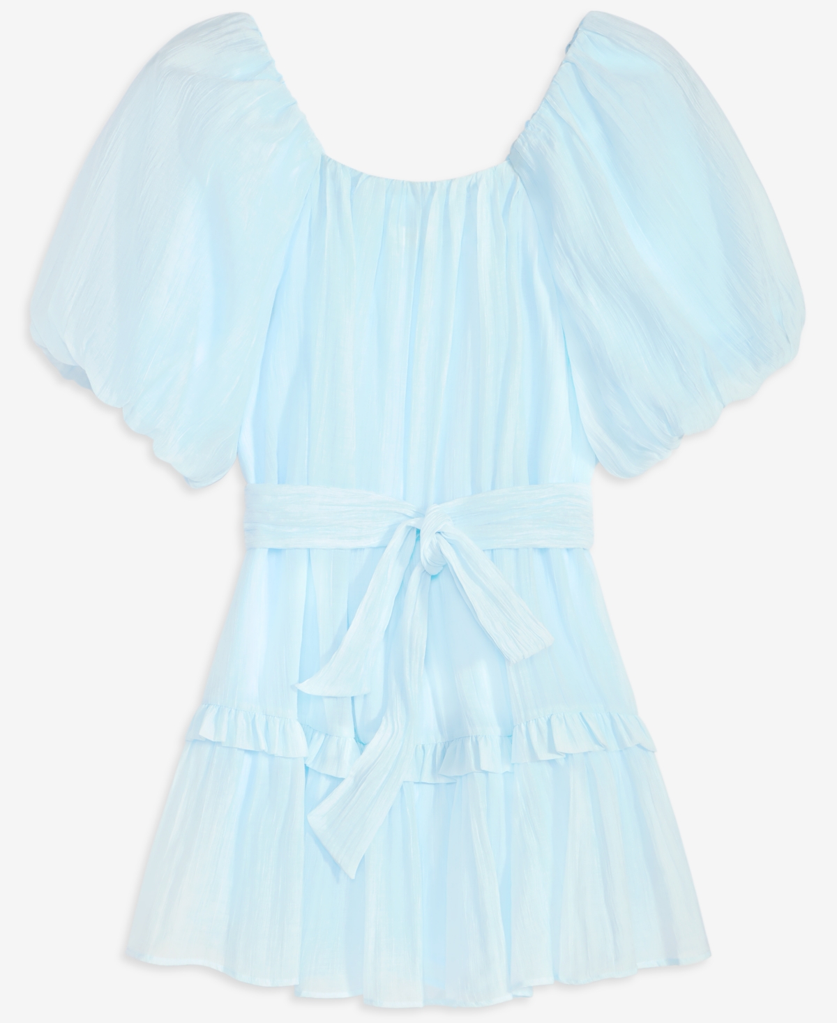 On 34th Women's Puff Sleeve Square-neck Mini Dress, Macy's Exclusive