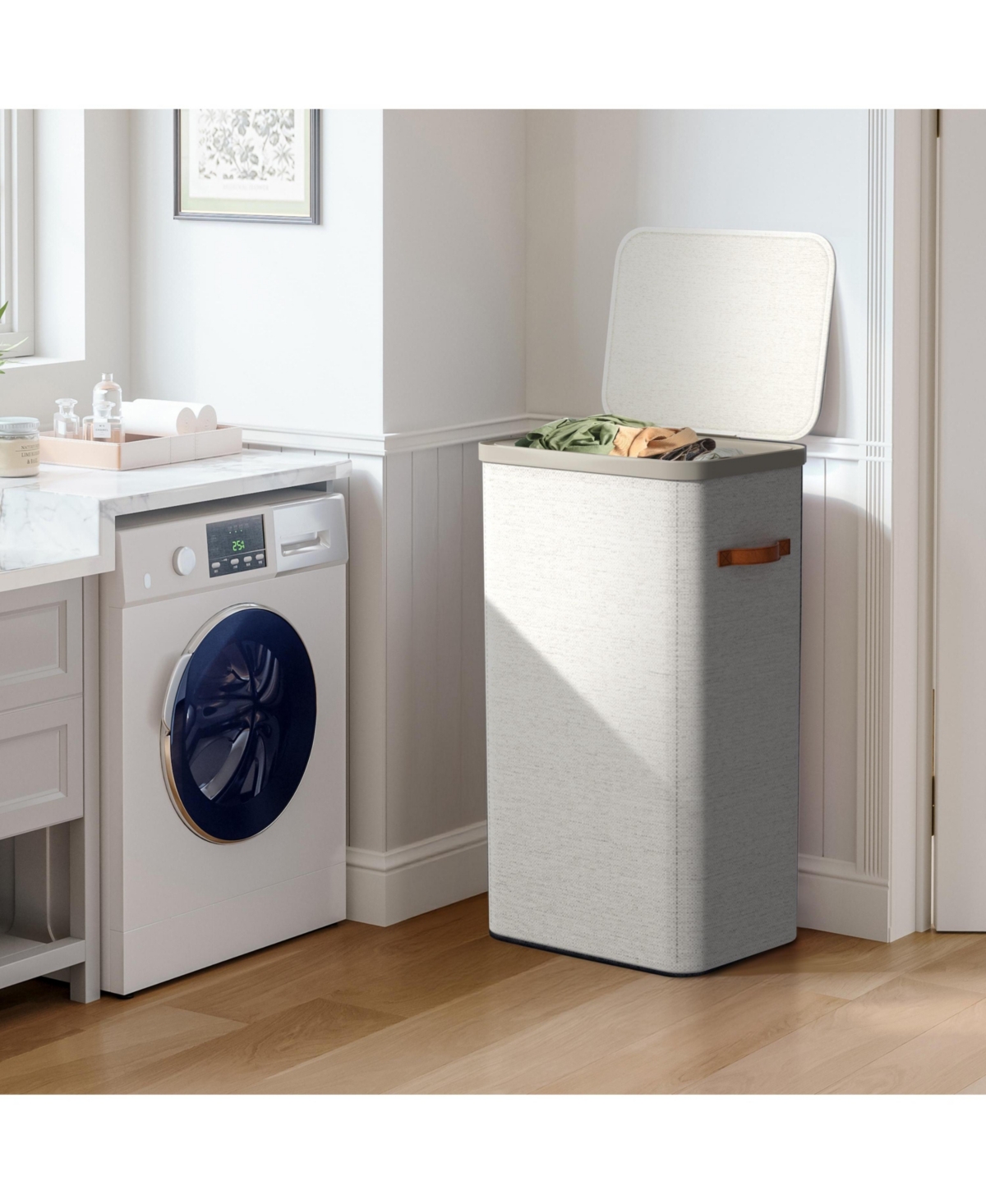 Sorbus 2 Pack 1-Compartment Laundry Basket with Removable Laundry Bag - Durable Organizer for Bathroom, Bedroom, or Laundry Room - Space Saving